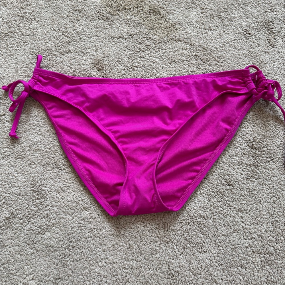 Pink String Bikini Bottom Kona Sol